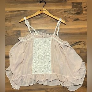 Lingerie Lace/Mesh Top